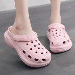 Sandal Clogs For Women 2022 Summer Trend Shoes Womens Beach Slippers Tongs Platform