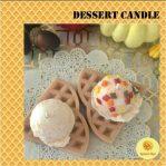 Scented Candles – Waffle with Ice Cream Candle