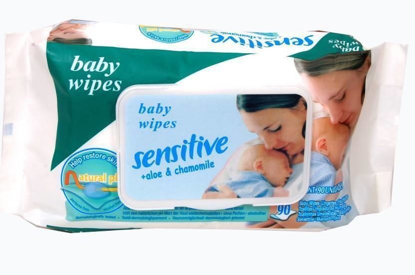 Sensitive wipes