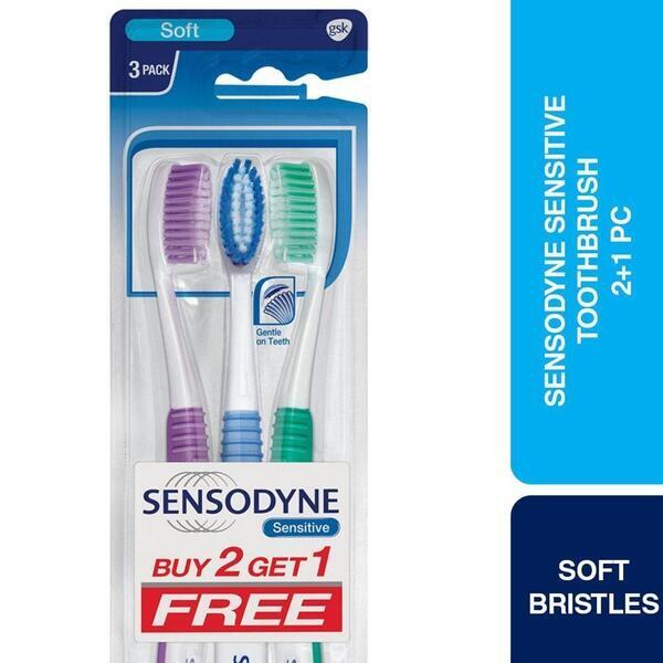 Sensodyne Sensitive Soft Toothbrush (2+1 Pack) - (KH-230)