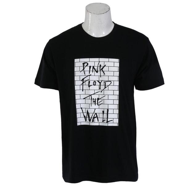 Shangrila Black Pink Floyd Printed T-Shirt For Men