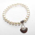 Shell Design Silver Color Bracelet For Women