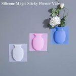 Silicone Magic Sticky Flower Vase
