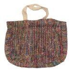 Silk & Hemp Shoulder Bag For Women