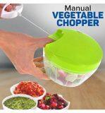 Smart Chopper, Vegetable Cutter and Food Processor Easy spin cutter