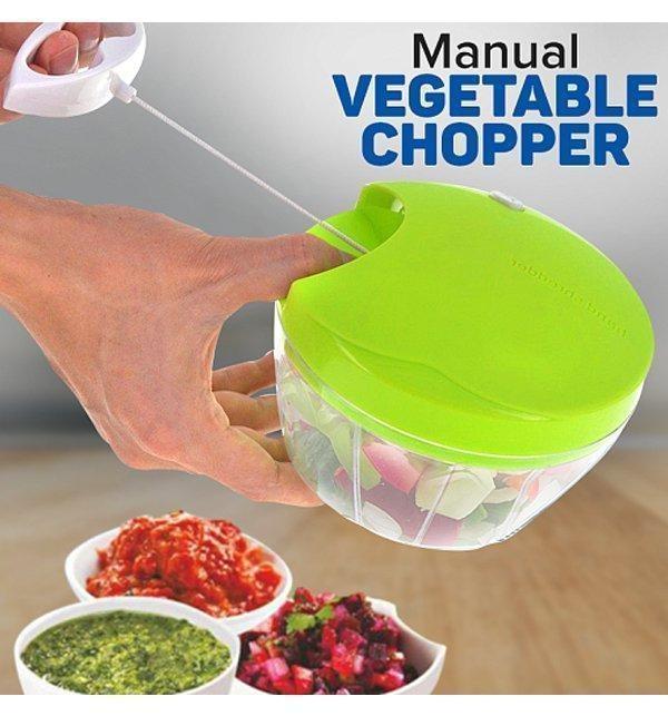 Smart Chopper, Vegetable Cutter and Food Processor Easy spin cutter
