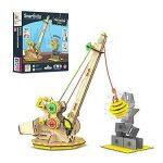Smartivity Construction Crane with 3 Pulleys, STEM DIY Fun Toy, Educational & Construction based Activity Game & Gift Kit for Kids 6 to 14 years