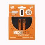 Smartoools micro usb rechargeable battery AAA 450mah