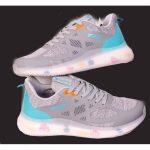 Sneakers Casual Platform Trainers Men Grey Shoes