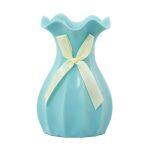 Soft Green Colour Ceramic Flower Vase