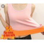 Solid Fur Inside Thermal Vest For Ladies