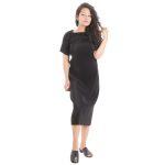 Solid Off Shoulder Dress For Women