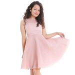Solid Sleeveless Neck Net Design One Piece For Women