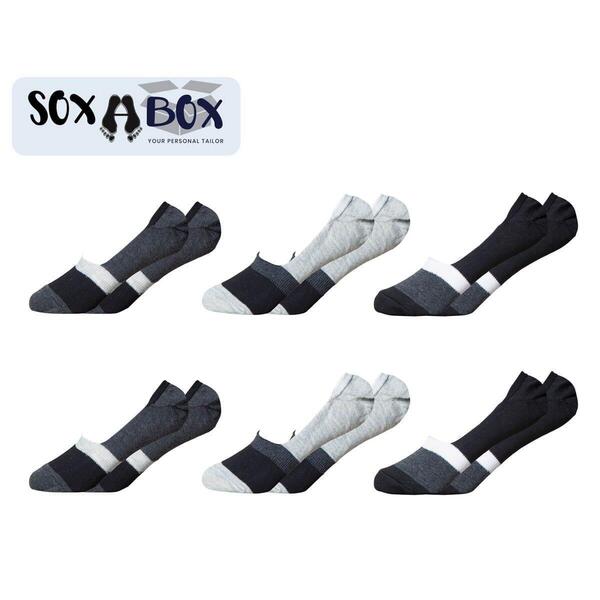 Soxabox Men Shaded Loafer Socks (SML-1)