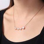 Spunky Add-ons Viral Heart Clover Magnetic Necklace Can Be Two Ways