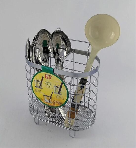 Stainless steel Cutlery Stand/ Brushes or Pen Holder (Multipurpose)