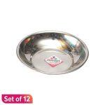 Steel Color Plain Small Plate 5 Inch