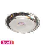 Steel Color Printed Small Plate 4.5 Inch