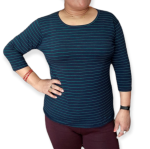 Striped Cotton Multicolored T-Shirt For Women