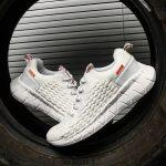 Stylish White Durable Sneakers Working Shoes Duty Shoes For Men