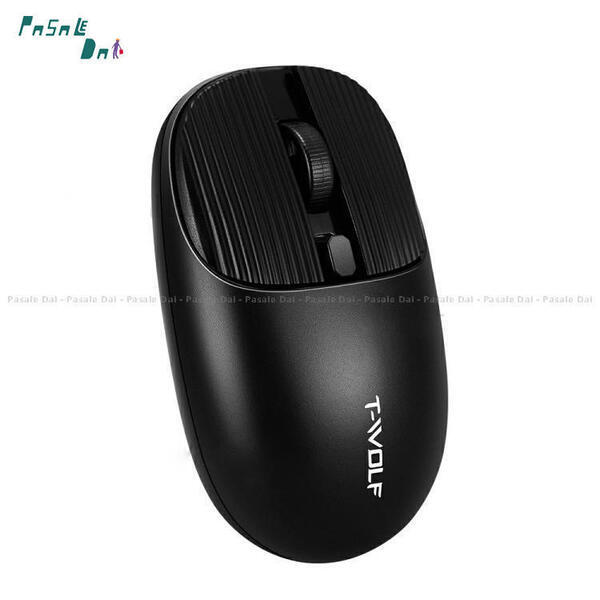 T-WOLF Q19 Bluetooth Wireless Mouse 1600 DPI Adjustable Comfortable Grip Mouse with Battery