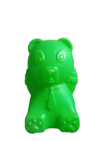 Teddy Bear Piggy/Coin Bank Plastic H-7 Inch X 5 Inch Diameter (1Liter capacity)
