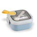 Tedemei Baby Food Lunch Box With Spoon, Washable Bowl and Plastic Scissor, Portable Safety Locking Children Storage Container