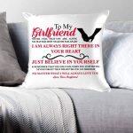 To My Girlfriend Cushion