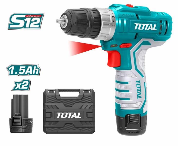 Total Lithium-Ion cordless drill 12V TDLI12325