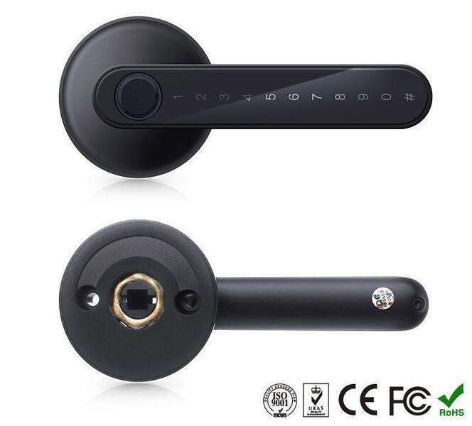 Tuya Smart Bluetooth Fingerprint Indoor Lock For Home Security