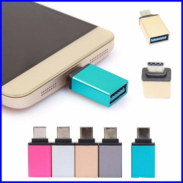 Type C to Micro OTG Adapter for OTG Type C Devices- Multi Colour (1, Multi)