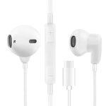 Type-C Usb-C Stereo In-Ear Earphone Headset Deep Bass Earphone W/Mic
