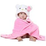 Ultra Soft Organic Bathrobe Gown for Babies Cum Baby Bath Towel