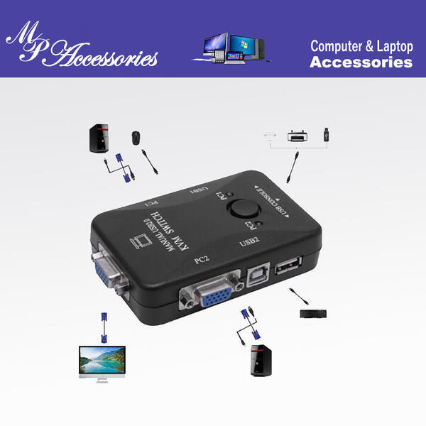 USB 2.0 KVM Switch (Manual)