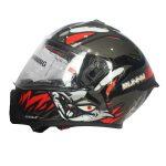 Vega Bolt Full Face Single Visor ISI/DOT Certified Helmet