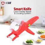 Vegetable And Fruit Smart Knife With Lazor Peeler Blade & Locking System