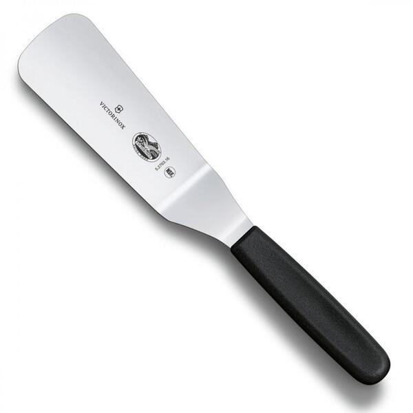 Victorinox Straight Blade Offset Spatula, Black, 5.2763.16