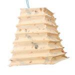 Lokta Paper Tample Design Handmade Lamp Shades size 9*14 inch