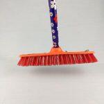 Wide Broom for Cleaning Street, Balcony, Garden, Walkways and Drive Ways to Sweep Leaves, Paper and Larger Particles With Handle