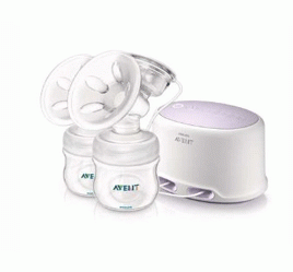 Philips Twin Electric Breast Pump SCF334 02