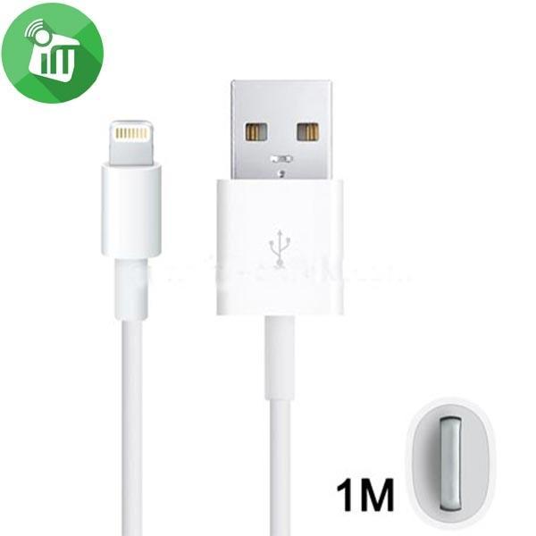 1 m Lightning Cable (Compatible with Mobile, White, One Cable)