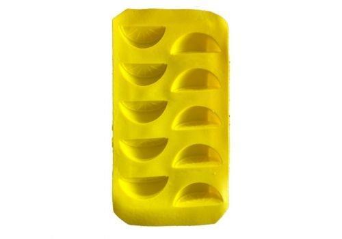 12 Grid Fruit Shape Silicon Ice Tray ( Lemon Slice )