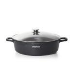 14344 Fissman Shallow casserole Greta 32×8 cm / 5.1 Ltr. with glass lid