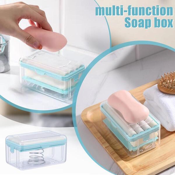 2 In 1 Creative Multifunctional Hands-Free Foaming Soap Dish