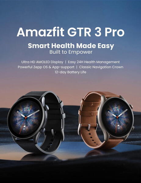 Amazfit Gtr 3 Pro Smartwatch