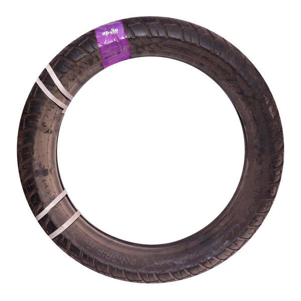 Apollo 120/80-18 ActiGrip R4 Nylon Tubeless Rear Tyre For Rotyal ...