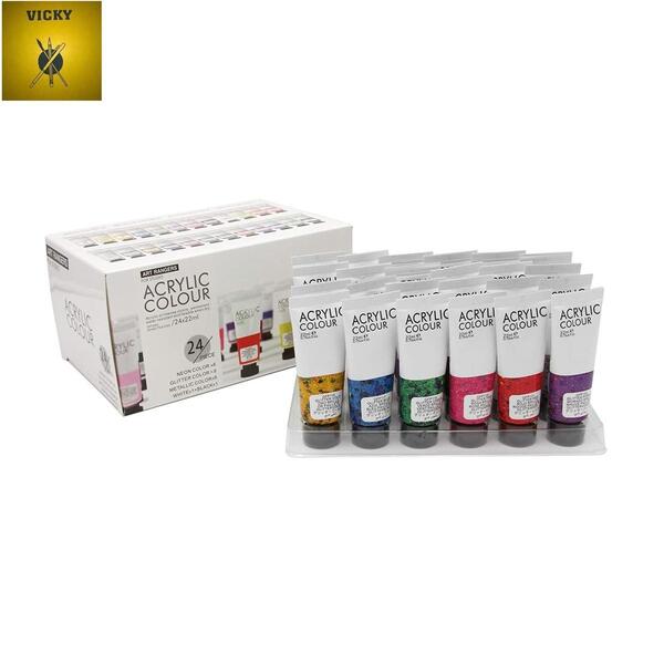 Art Ranger Artist Acrylic Color Set 24 Tubes Each