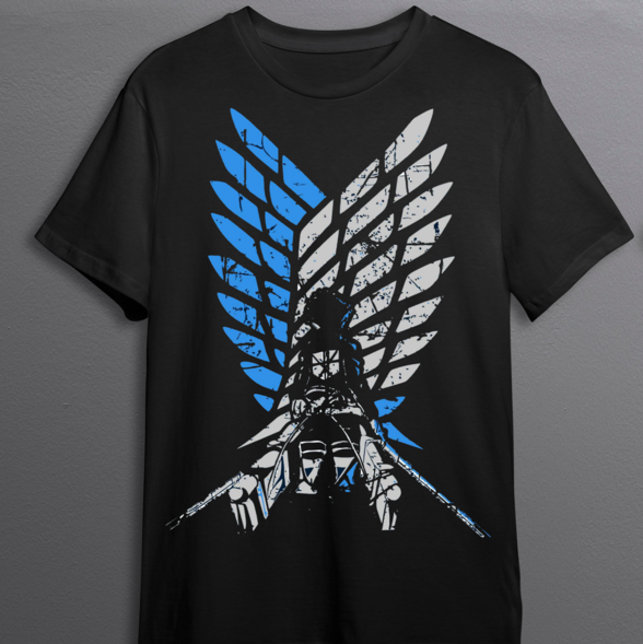 Attack On Titan Anime Printed T-Shirt For Men and Women