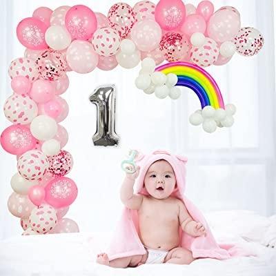 Baby First Birthday Decoration Balloons And Foils