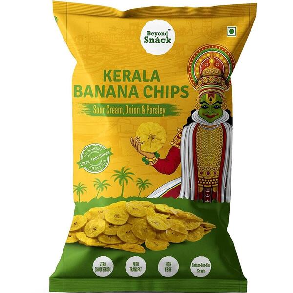 Beyond Snack Banana Chips Sour Cream Onion & Parsley flavour